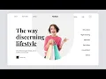 How to make an animated landing page for a fashion theme website with GSAP