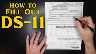 How to Fill Out the DS-11 Application for a U S Passport