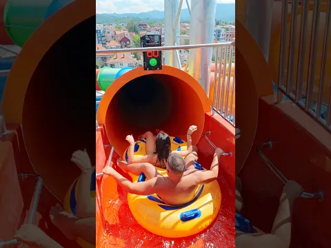 Black Hole Water Slide at Aqua Park Raj 🇷🇸