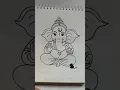 Download Lagu Quick simple and easy drawing of lord Ganesha/ How to draw ganpati bappa step by step