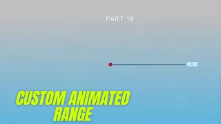 Custom Animated Range Slider using HTML CSS JavaScript part 18