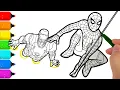 Spider-Man and Iron Man Coloring Pages