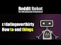 - How to end things