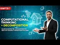 Computational Thinking Decomposition Technique Explained Class 9 Computer Chapter 7 Urdu Eng