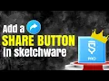 CREATE a Share Button in Sketchware NOW