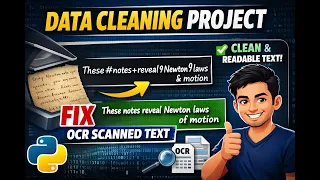 Project Data Cleaning using Python OCR Scanned Text Cleaning