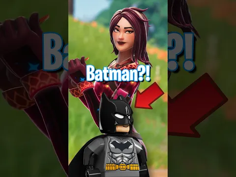 I found Batman in LEGO Fortnite?!