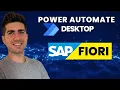 SAP Fiori automation with Power Automate Desktop Full Tutorial
