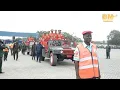 Tazama Sherehe za Kijeshi, Majenerali Wakisukumwa Kwenye Magari Baada ya Kustaafu
