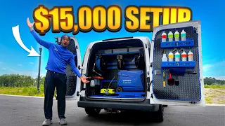 I PUT A 15,000$ DETAILING SET UP IN MY SECOND VAN !