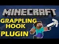 Launch yourself around in Minecraft with Grappling Hook Plugin