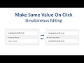 Share Input Values with a Click Using JavaScript
