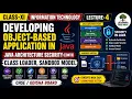 DEVELOPING OBJECT-BASED APLLICATION IN JAVA JAVA ARCHITECTURE SECURITY IT CLASS-XI LECTURE-4