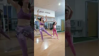 رقص شرقي تصميم رقصة مكس بنت السلطان وهم الحلوين بسيطة للتعليم دندنها