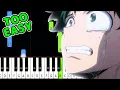 Download Lagu You Can Become a Hero - Boku No Hero Academia OST- EASY Piano Tutorial [animelovemen]