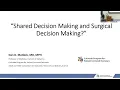11 3 2025 Surgery Grand Rounds - Daniel D Matlock MD MPH