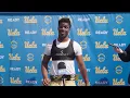 UCLA Football Media Availability - Jalen Woods April 8 2025