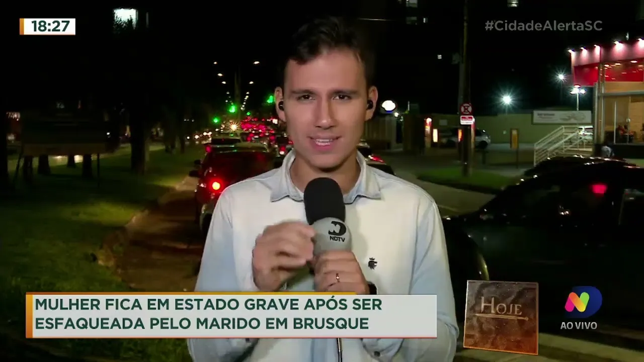 Mulher fica em estado grave após ser esfaqueada pelo marido em Brusque