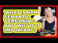 What Is Npm Semantic Versioning And Why Is It Important - JavaScript Toolkit