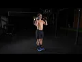DB Front Rack Reverse Lunges
