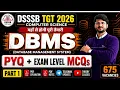 DSSSB TGT Computer Science 2026 DBMS Previous Year Questions Exam Level DBMS MCQ PYQ Part 1