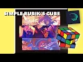 RUBIK S CUBE ALIGHT MOTION TUTORIAL takes under 2 mins