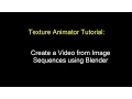 Create from Image Sequences - Texture Animator Tutorial
