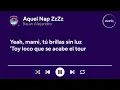 Rauw Alejandro - Aquel Nap ZzZz (Letra/Lyrics)