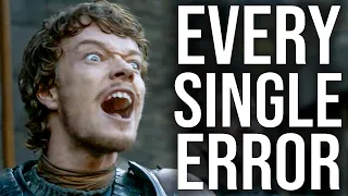 every error in game of thrones seasons 1 4