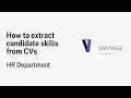How to Extract Skills from CVs Using AI HR Department Guide