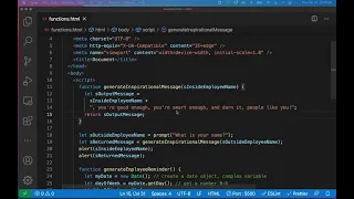 Learn JavaScript - Functions Part 2 of 3