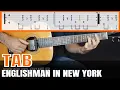 Download Lagu Englishman In New York Guitar Tab