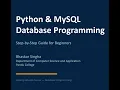 Python MySQL Guide