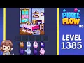 Pixel Flow Level 1385 Solution Walkthrough