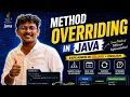 Method Overriding in Java Explained in Telugu Java Full Tutorial Real Time Examples