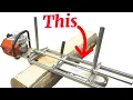 Watch this BEFORE buying a chainsaw mill