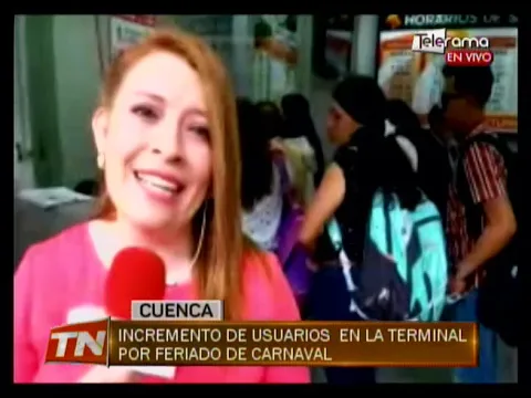 Turistas se preparan para feriado de carnaval