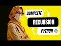 Lecture 10 Recursion in Python - Python Tutorial for Beginners