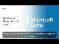 Application Proxy and use cases