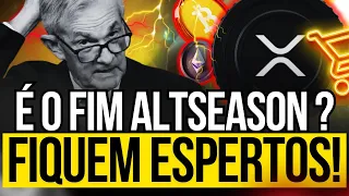 🚨XRP: É O FIM DA ALTSEASON? FIQUEM ESPERTOS BITCOIN, SOLANA