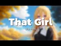 Download Lagu Nightcore | Olly Murs - That Girl | Lyrics