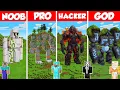 Download Lagu Golem Statue Build Battle Challenge - Noob vs Pro vs Hacker vs God - Minecraft Animation