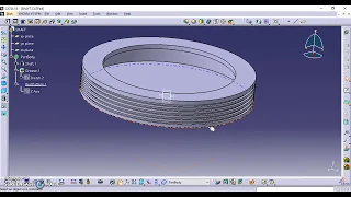 CATIA Tutorial-4 GROOVE Rectangular Pattern