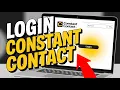 How to Login to Constant Contact - Create Email Marketing Campaigns
