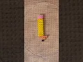 DIY Fuse Bead Easy Craft Ideas - Pencil