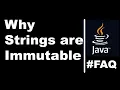 Why strings are immutable in java Frequently Asked Interview Question