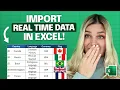 Pull Real-Time Data into Excel using Data Types in 2 minutes