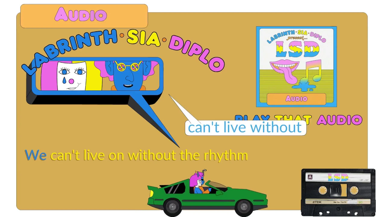 LSD - Audio - Lyrics Video π΅ (ft Sia, Diplo, Labrinth) LSD - Audio - Lyrics Video π΅ (ft Sia, Diplo, Labrinth)