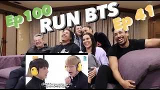 Download MY FAMILY REACTS TO RUN BTS (Ep 100 \u0026 41) MP3