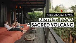 Download This modern Balinese longhouse commands a spectacular view of a volcano | Remarkable Living MP3